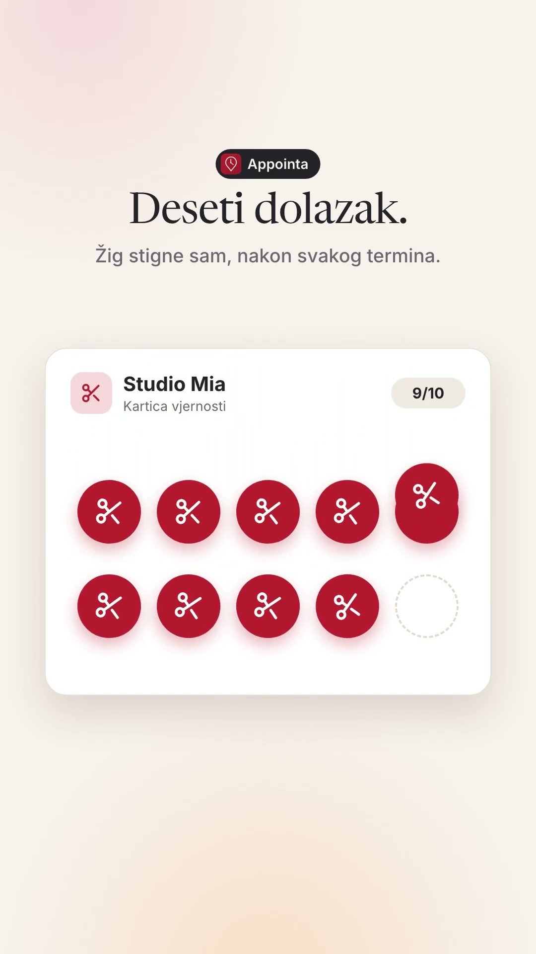 Deseti dolazak? Kartica je već puna.
